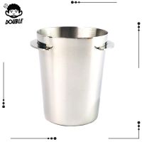 [DOUBLE] Stainless Steel Dosing Cup Coffee Sniffing Mug Powder Feeder, for 54mm Machine Kitchen Coffee Tamper