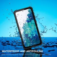 IP68 Real Waterproof Case For Samsung S22 S21 Ultra Note 20 10 + 9 8 S20 S10 S9 Plus Transparent Under Water Proof Phone Cover