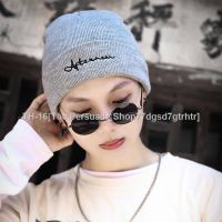 ▲ Woolen Cap Autumn Winter Hat Student Fashion Brand Embroidery Knitted Hat Men and Women Couple Closed Toe Sleeve Cap All-Matching Beanie Hat Knitted hat UZLx