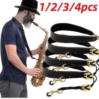 Child Soft Sax Strap Leather Double Shoulder Saxophone Straps With Metal Hook For Alto Tenor Soprano Sax Saxophone Parts