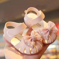 Summer Baby Girls Sandals Bowtie Fashion Pink Princess Kids Shoes Soft Sole Sandalias Shoes 0-5 Years chaussure enfant fille