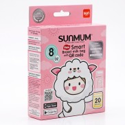 Túi trữ sữa Sunmum 250ml mẫu 2021 mới 20 túi hộp