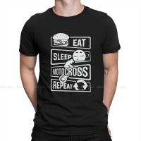 Eat Sleep Motocross Repeat Hip Hop Tshirt Motorcycle Race Series Other Casual T Shirt Newest T-Shirt For Adult