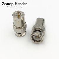 10Pcs Brass FME Male Jack to BNC Male Plug Jack Radio RF Coax Coaxial Adapter Connector Straight Nickel Plated