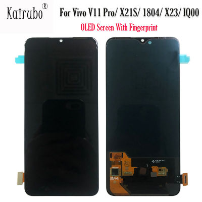6.41 "ที่ดี OLED สำหรับ Vivo V11 Pro X21s 1804 X23 IQ00จอแสดงผล LCD Touch Screen Digitizer สมัชชาสำหรับ Vivo V11Pro เปลี่ยนจอแอลซีดี
