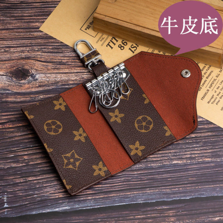 ฉบับภาษาเกาหลีใหม่ชุดกุญแจสำหรับทั้งหญิงและชายกระเป๋ากุญแจรถหนัง-pu-สำหรับผู้หญิงกระเป๋าถือกระเป๋าบัตรกระเป๋ากุญแจแฟชั่นกระเป๋ากุญแจกระเป๋าสะพายไหล่