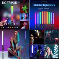 LED RGB สีสัน LED Stick เติมมือถือ20W 3000K LED Flash Light Stick Speedlight แสงการถ่ายภาพ