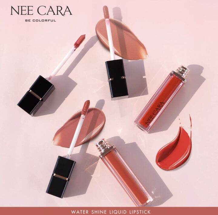 nee-cara-n-976-เบอร์-09-สีชมพูอมส้ม-เนื้อแมท-สีแน่นชัด-ติดทน-กันน้ำ-กันเหงื่อ-ไม่เลอะแมส