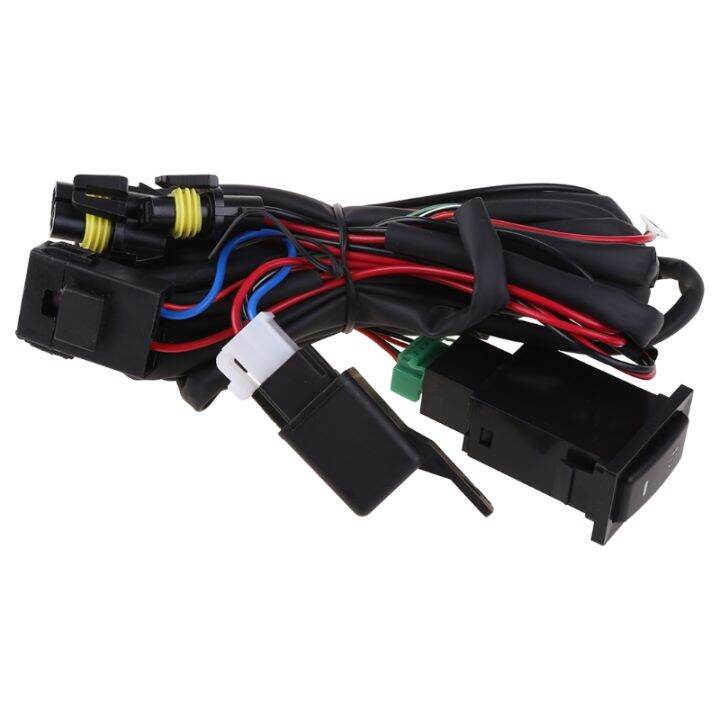 สินค้าใหม่-ไฟตัดหมอกรถยนต์40a-dc12v-ระดับมืออาชีพพร้อมสวิตช์เปิดปิดเปิด-ปิดไฟตัดหมอกอัตโนมัติไฟตัดหมอก-s