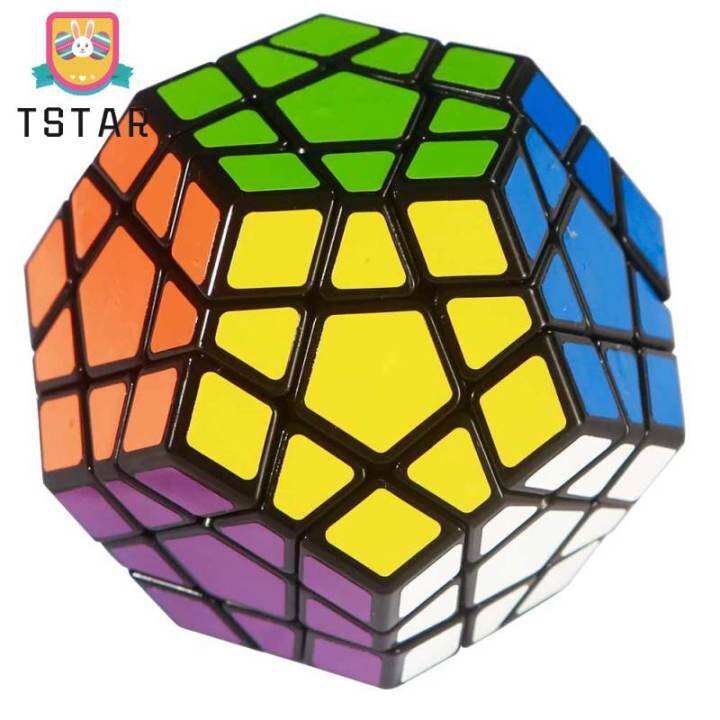 tstarshengshou-megaminx-ของเล่นปริศนาคดเคี้ยวความเร็วลูกบาศก์มายากลพัฒนาสมองสีดำ