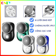 HÀNG CHÍNH HÃNG Máy Cạo Râu Điện Mini Cho Nam