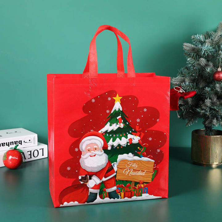 santa-themed-party-christmas-shopping-accessories-christmas-party-supplies-non-woven-shopping-bag-gift-bag-for-christmas