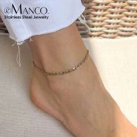 【CW】₪❁◕  eManco Franco Chain Mens Anklet Womens Hip Hop Rapper Footwear Leg Ankle Cuban