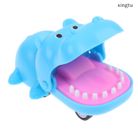 ?[xingtu] Hippo ฟันนิ้วกัดของเล่นเกมของเล่นตลกสำหรับเด็กผู้ใหญ่ของเล่นบีบอัด