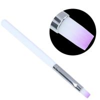 Practical Manicure Gel Brush Nail Brush Silicone UV Gel Nail Art Brush Set Painting Moulding Pen Modeling Pro non deformation