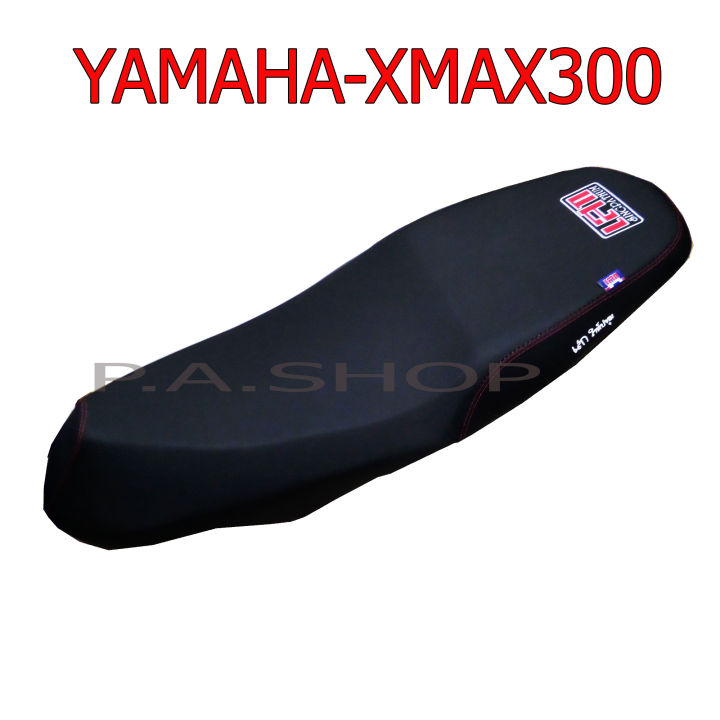 sale-เบาะแต่ง-เบาะปาด-เบาะรถมอเตอร์ไซด์สำหรับ-yamaha-x-max-300-หนังด้าน-ด้ายแดง-งานเสก