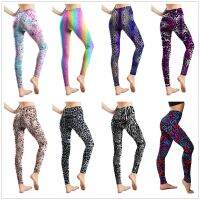 tfu336336 ขายดีที่สุด - /▫ Leopard Leggings Printed Waist Wildthing Elasticity Pants Soft Trousers Workout Tights Outfits