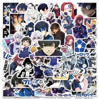 【LZ】♨☢  10/50 pçs japão azul bloqueio adesivos anime decalque bachira nagi computador portátil skate bagagem graffiti dos desenhos animados manga adesivo de vinil presente