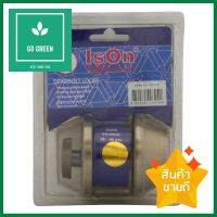 กุญแจลิ้นตาย 1 ด้าน ISON D7000 สีทองเหลืองรมดำSINGLE CYLINDER DEADBOLT ISON D7000 ANTIQUE BRASS **โปรโมชั่นสุดคุ้ม โค้งสุดท้าย**