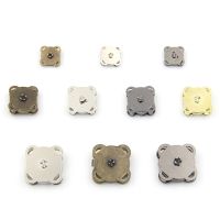 ✌ 100set Metal Magnetic Snap Fasteners Clasps Buttons Handbag Purse Wallet Craft Bags Parts Accessories 10mm 14mm 18mm Pick Colors