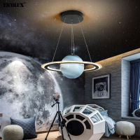 Dimming Earth Moon Football Gypsophila Design New Modern LED Chandelier Lights Living Dining Room Bedroom Lamps Pendant Lighting