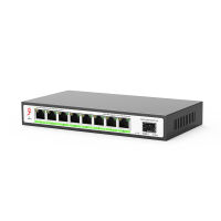 Xikector 2.5G Switch L2จัดการ8พอร์ต Ethernet Network Switcher 10Gb Uplink Hub Internet Splitter Plug And Play Fanless