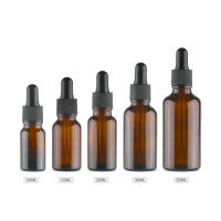 10pcslot Brown Drop Amber Bottle Glass Aromatherapy Liquid Dropper essential basic massage oil tte Refillable Bottles