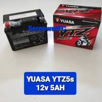 แบต YUASA YTZ5S battery (12V 3.5Ah) แบตเตอรี่มอเตอร์ไซค์ แบตเตอรี่แห้ง สำหรับ wave, click110, scoopy, zoomer x, fino, mio จำหน่ายจากร้าน SereewatFC