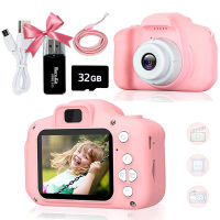 Super Cute Children Camera Kids Educational Toy Children Baby Birthday Digital Camera 1080P Video Camera With Free Gift For Girls