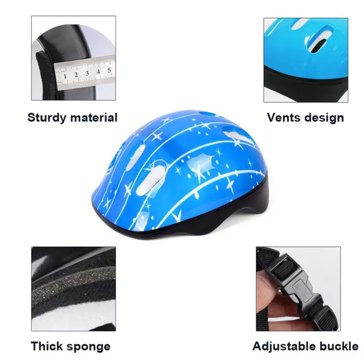 Bicycle HELMET for KIDS with Knee, Elbow and Wrist Pad or Guard