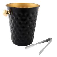 Creative Stainless Steel Hammered Ice Bucket Wine Champagne Bucket Home Hotel Ice Cube Supplies KTV Supplies