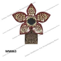 WM863 Demogorgon Mini Action ตัวเลขของเล่นบล็อกอาคารคนแปลกหน้าภาพยนตร์ตุ๊กตาการศึกษาประกอบของเล่นของขวัญเด็ก