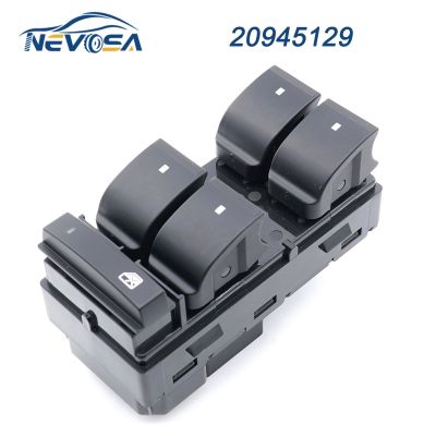 NEVOSA 20945129สวิตช์ที่ยกหน้าต่างขวาซ้ายสำหรับเชฟโรเลตซิลเวอร์ราโด1500 3500HD 2500HD Traverse HHR GMC Sierra 2007-2017