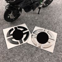 ◑™☌ 1Pc 3D Motorcycle Logo Stickers Tank Wheel Emblem Badge Decals for Kawasaki NINJA Z800 Z900 Z650 Decoration Black Sliver