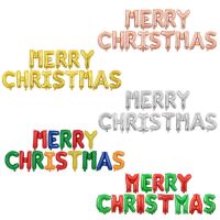 ลูกโป่งคริสมาส ลูกโป่งฟลอย ลูกโป่งตัวหนังสือ ลูกโป่ง คริสมาส Merry Christmas Letter Foil Balloons Set 14 Letters