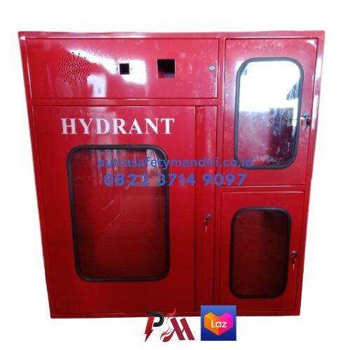 INDOOR HYDRANT BOX TYPE B COMBINATION BOX APAR VERTICAL PINTU KACA SLOT ...