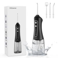 ZZOOI 300ML Water Tank Waterproof Teeth CleanerOral Irrigator USB Rechargeable Water Flosser Portable Dental Water Jet