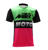 ฤดูร้อนแขนสั้นจักรยานเสือภูเขา Motocross MTB เสื้อยืดจักรยานเสื้อผ้ากีฬา Downhill สวมใส่ผู้ชาย