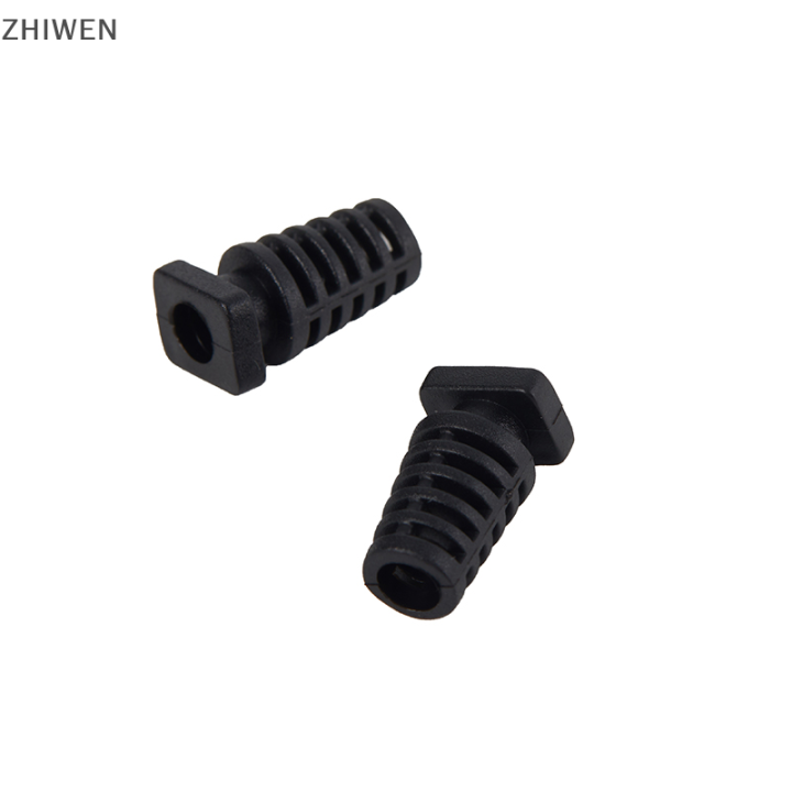 zhiwen-10ชิ้นขั้วต่อมสายเคเบิลยางบรรเทาความเครียดปลอกสายไฟสำหรับเครื่องมือไฟฟ้าที่ชาร์จโทรศัพท์มือถือ