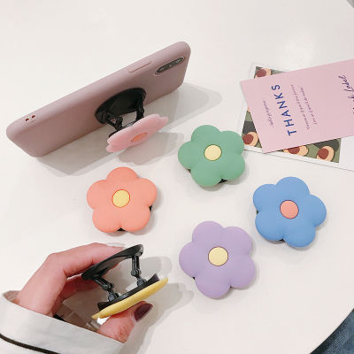 Cute Hyun A Style Flowers Mobile Phone Finger Holder Phone cket Expanding Stand Phone Folding cket Finger Ring Buckle Colorful Flowers Pattern [Wodeke] Make in China