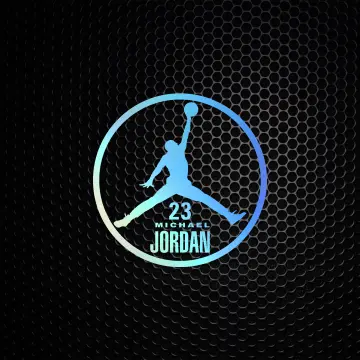 2X Michael Jordan Air Decal Basketball Shoes Logo Vinyl Window