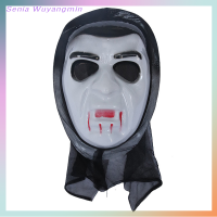 Senia คอสเพลย์เครื่องแต่งกายสยองขวัญผีคอสเพลย์หน้ากากสำหรับใบหน้า Headwear Halloween Mask