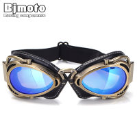 BJMOTO 2020 Cool MTB Biker Goggles Motorcycle Goggle Sunglasses Scooter Moto Aviateur Vintage Glasses Motocross Goggle