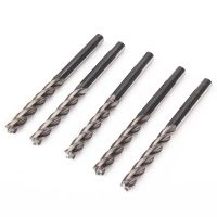 10pcs อะคริลิคพีวีซีคาร์ไบด์ CNC 4 ขลุ่ยเกลียวบิต End Mill Cutter 3.175 x 25mm