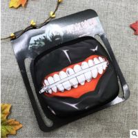 Halloween mask Tokyo Ghoul Kaneki Ken Face Mask Mouth Cover Zipper Party Prop Cosplay
