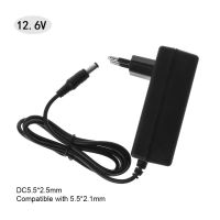 เครื่องชาร์จแบตเตอรี่12.6V DC 1A ลิเธียมอัจฉริยะ Li-On Power Adapter EU US Plug Transformer