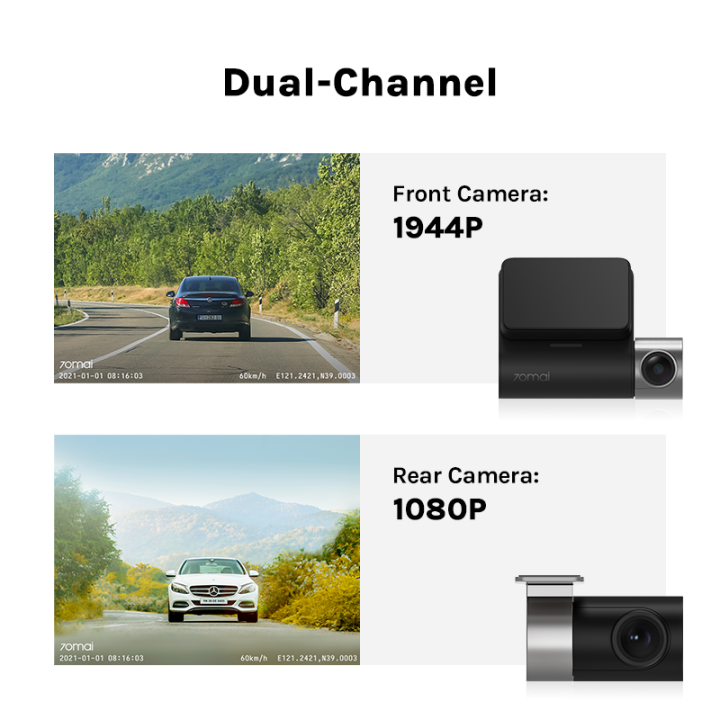 70mai-dash-cam-a500s-1944จุดรถ-dvr-ในตัว-gps-24h-ที่จอดรถตรวจสอบ70mai-pro-plus-night-vision-ด้านหน้าและด้านหลังเวบแคม