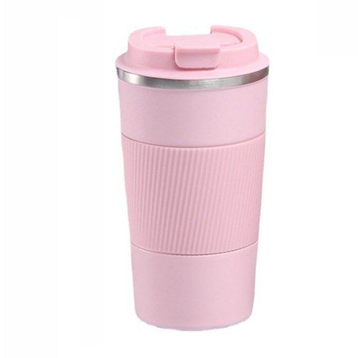 1-pcs-coffee-mug-leak-proof-car-vacuum-flask-travel-thermal-cup-water-bottle-510ml-double-stainless-steel-304-non-slip-white