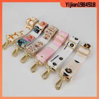 YIJIAN1984918 ผู้หญิง ปรับได้ กว้าง สายคล้องไหล่ เข็มขัดกระเป๋าถือ ไนลอนสี สายคล้องกระเป๋า