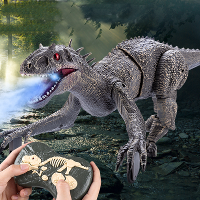 ไดโนเสาร์ RC 2.4กรัม Raptor Jurassic World รีโมทคอนโทรลของเล่นมังกรไฟฟ้าสำหรับเดินของเล่นสำหรับของขวัญคริสต์มาสสำหรับเด็ก